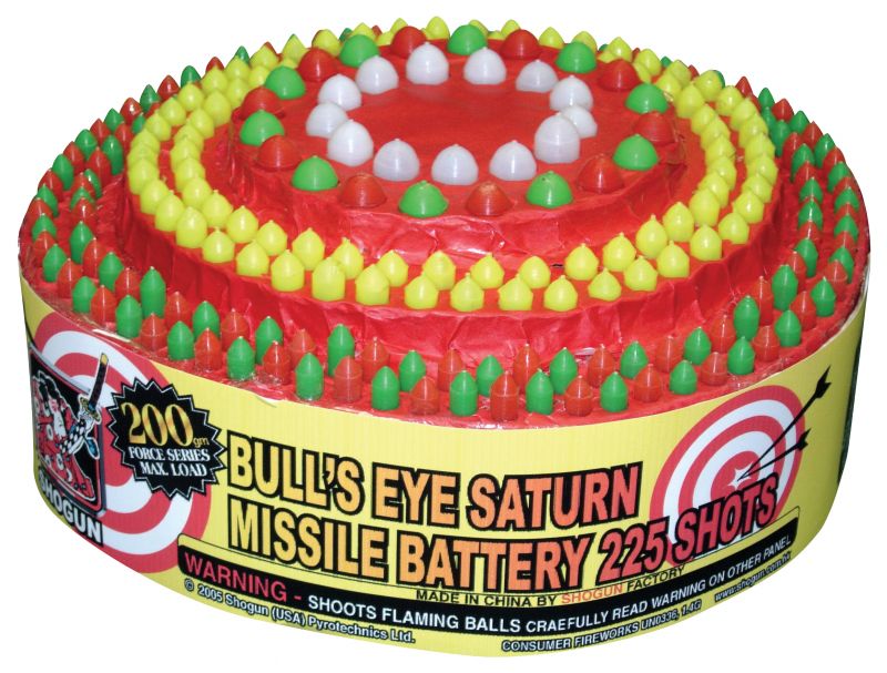Bull's Eye Saturn Missile Battery 225 shots